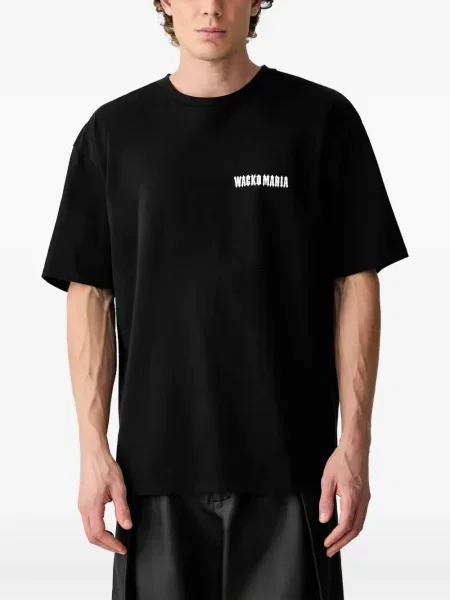 Tricou Wacko Maria cu imagine cu dungi de tigru negru