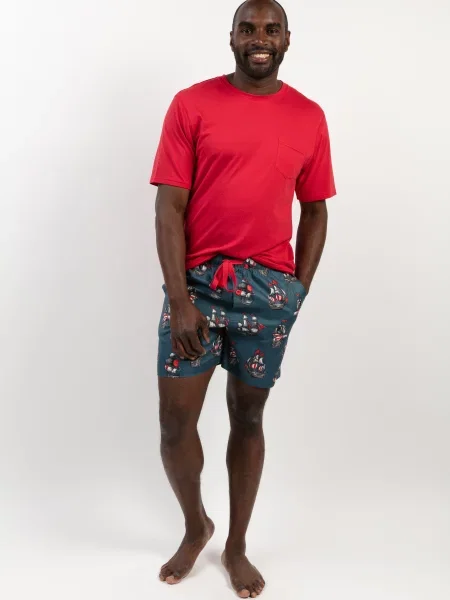 Піжама CYBERJAMMIES Jasper бавовна/модал червоний