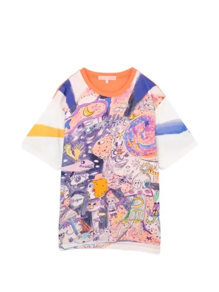 Krátký tričko Tsumori Chisato s potiskem bílé