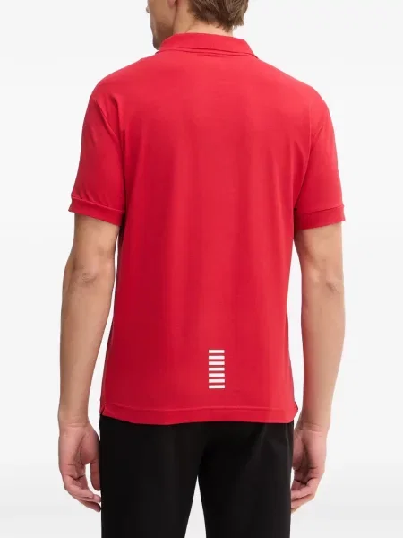 Pólóing Ea7 Emporio Armani autogrammal piros