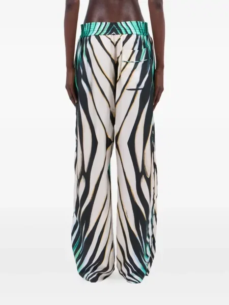 Spodnie Roberto Cavalli z nadrukiem białe