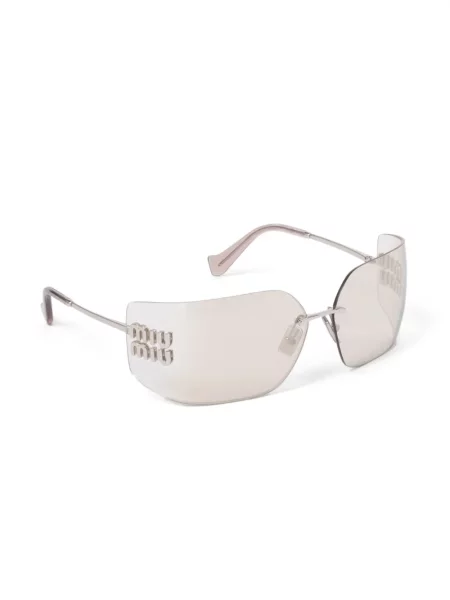 Saulės akiniai Miu Miu Eyewear sidabrinė