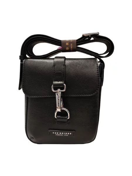 Torba crossbody The Bridge skórzana czarna