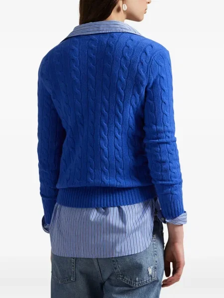Căciulă Polo Ralph Lauren cu broderie cu dungi cowboy roșu