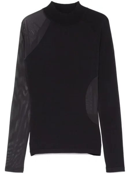 Top Y-3 plasă negru