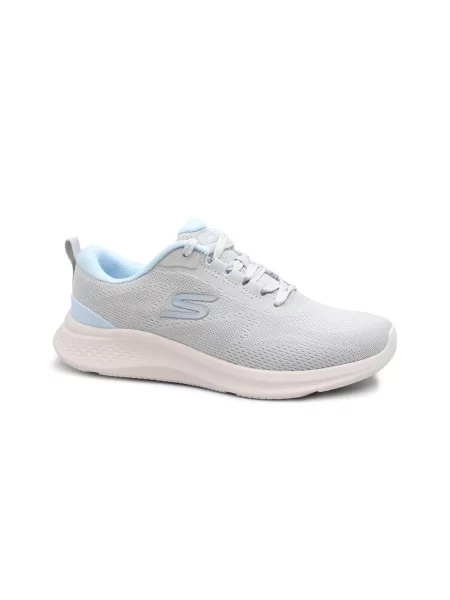 SKECHERS Niske tenisice SKECHERS SKECH LITE PRO gray grigio scarpe donna lacci memory foam VEGAN svijetlosiva siva