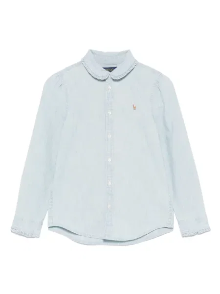 Koszulka polo dziecięca Polo Ralph Lauren niebieska