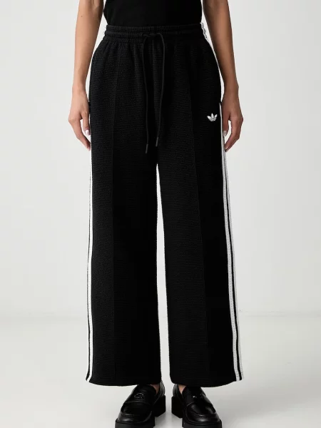 Adidas Originals Firebird Crop παντελόνι επίσημο γυναικείο μαύρο