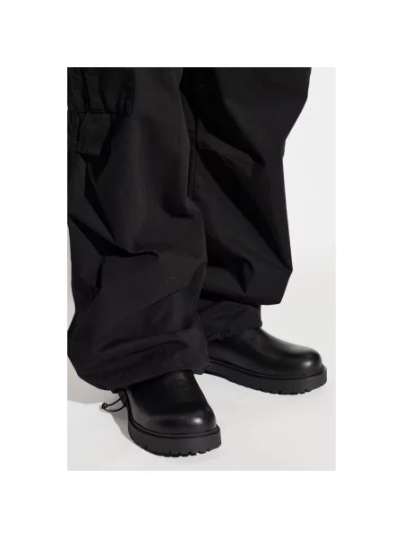 Botki Birkenstock skórzane czarne