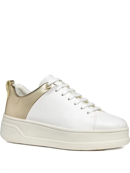 Sneakerși Geox alb
