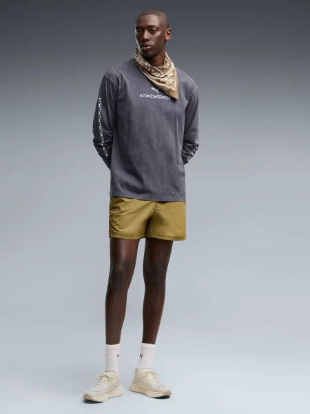 Повседневные шорты Puma для бега коричневые