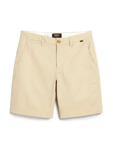 Superdry Chino hlače / marine / zlata bež