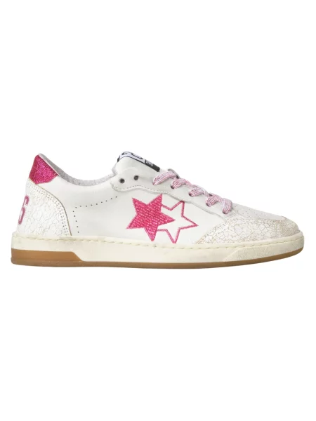 Sneakersy 2star skórzane białe