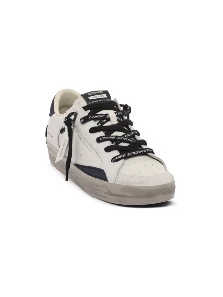 Pantofi Crime London alb