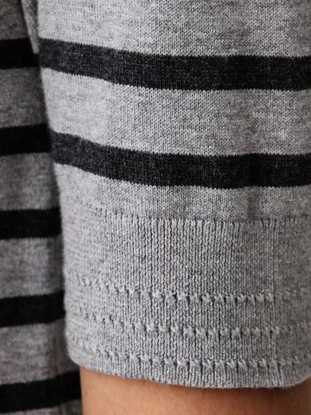 Tommy Hilfiger тениска тип пуловер дамска с сиво