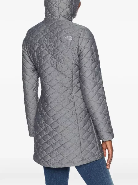 Matlasat geacă parka The North Face gri