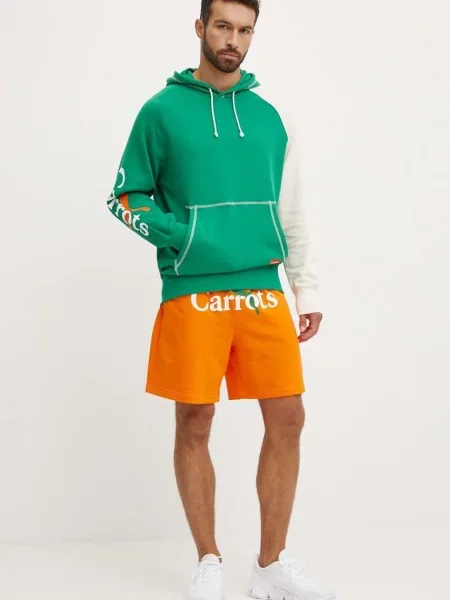 Puma Mikina X CARROTS Graphic Hoodie TR zelená