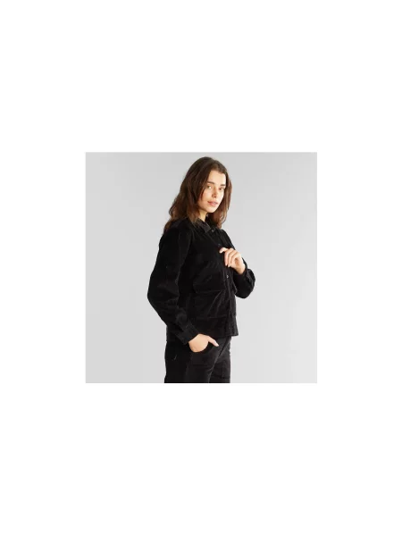 Dedicated Shirt Lima Corduroy Black Kobiety Koszula Dedicated Size: M czarny