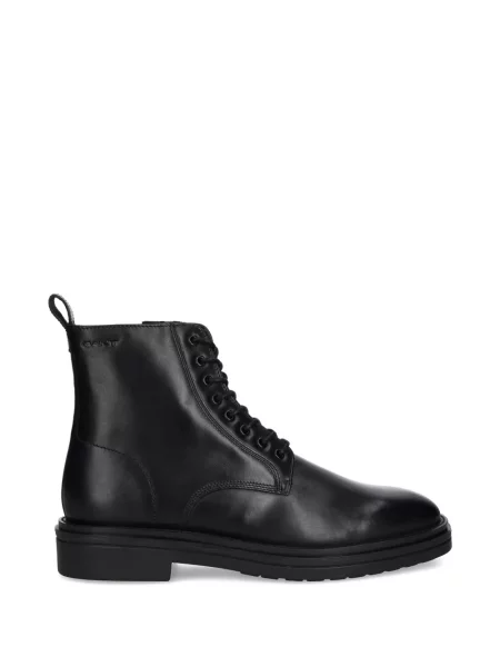 Botine Gant cu șireturi din dantelă negru