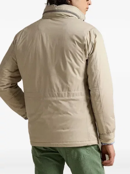 Hanorac Polo Ralph Lauren din piele cu broderie verde