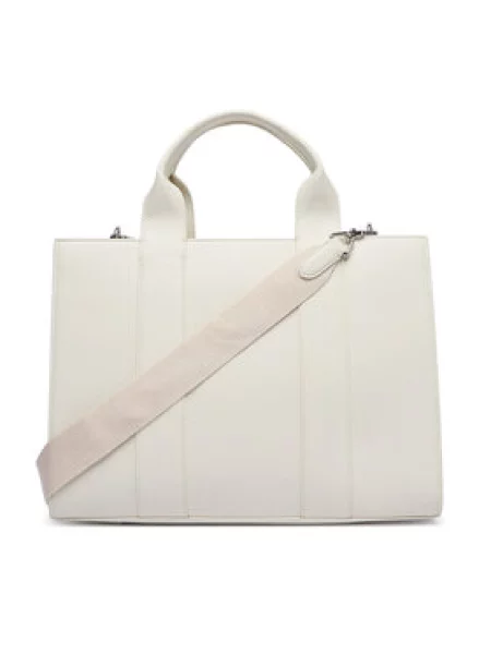 Karl Lagerfeld Vrećasta torba Rue St-Guillaume Mittelgroße Tote Bag bijela bež