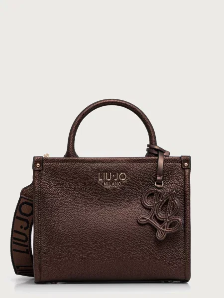 Liu Jo crossbody kabelka z imitace kůže hnědá