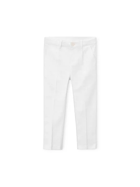 Mayoral Pantaloni chino alb
