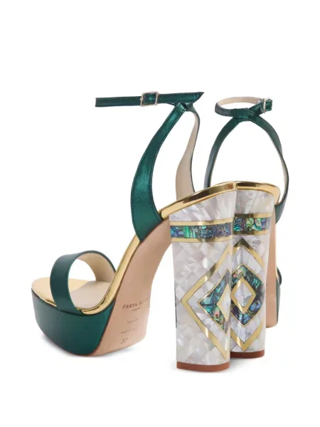 Sandale Freya Rose cu bretele verde