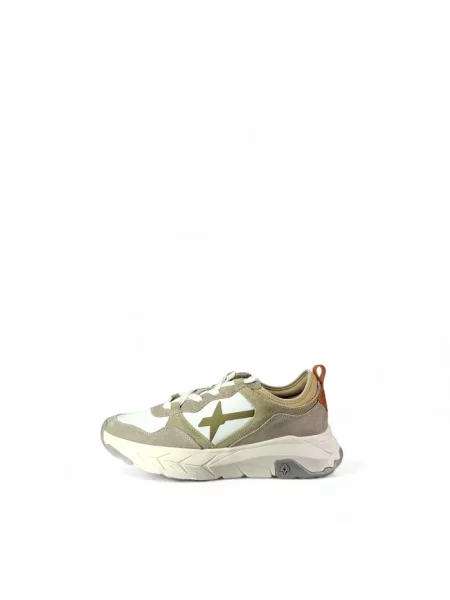 Sneakersy W6yz skórzane zielone