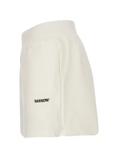 Pantaloni scurți Barrow cu imagine alb