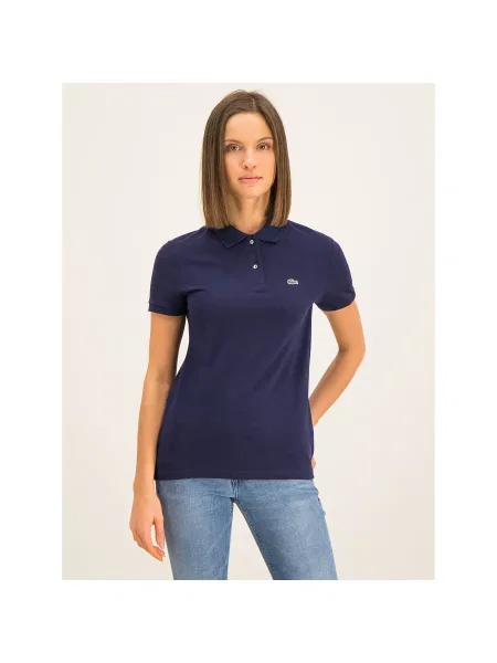 Классическая футболка Lacoste синяя