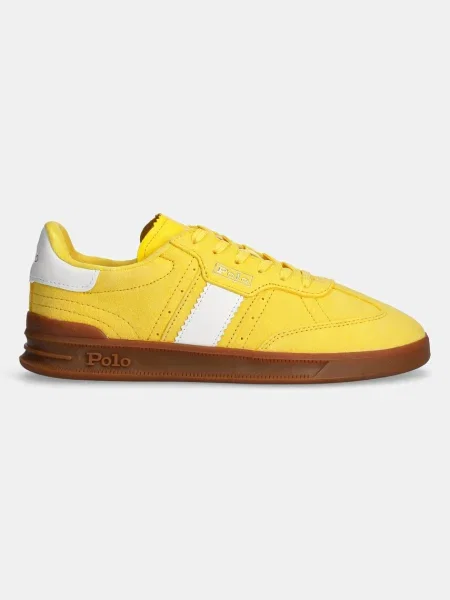 Polo Ralph Lauren sneakers din piele HTR Aera galben