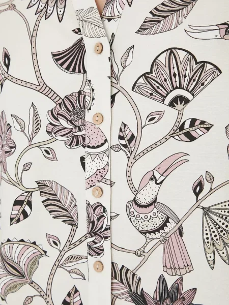 Medicine koszula regular z kołnierzykiem klasycznym beżowy