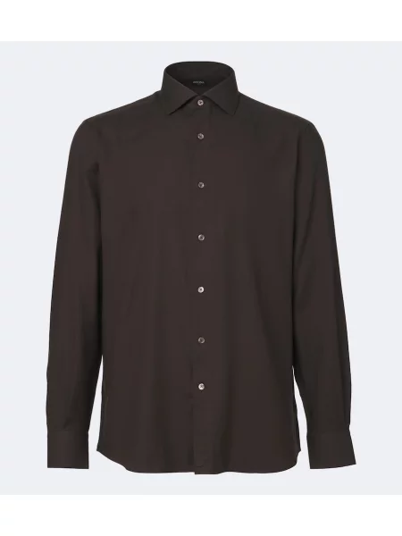 Košeľa Zegna hnedá
