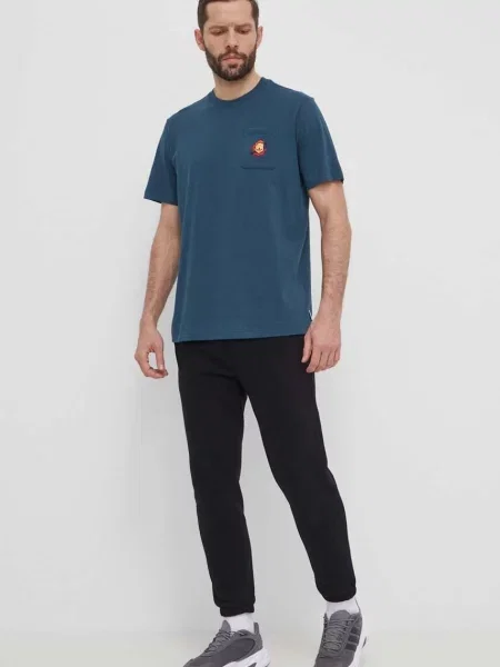 Футболка adidas Originals бірюзовий з аплікацією
