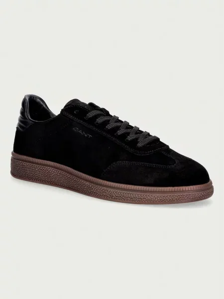 Gant Cuzmo sneakers pentru bărbați din piele întoarsă negru