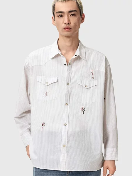 Сорочка AllSaints PORTMAN