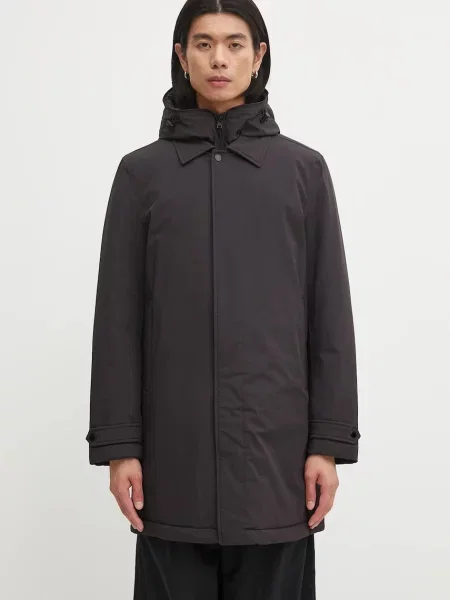 Woolrich geacă Stretch 2 in 1 Carcoat de iarnă negru