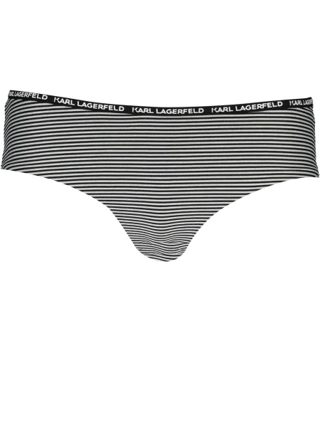 Costum de baie Karl Lagerfeld Beachwear negru