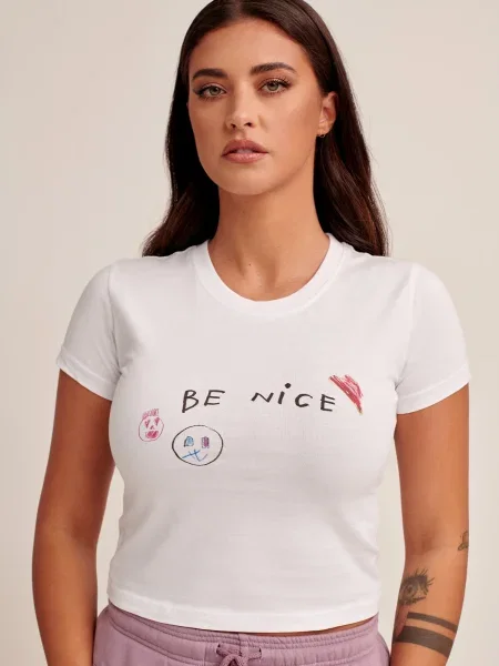 ABOUT YOU x Antonia Tricou Allie albastru / roșu / negru alb