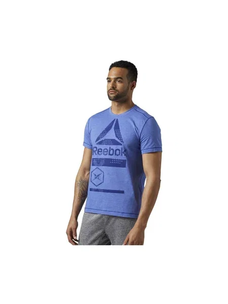 Tricou Reebok Sport albastru