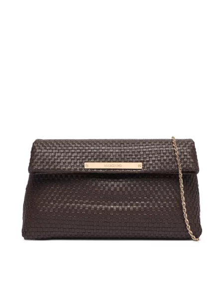 Marciano by Guess torebka skórzana VICTORIA brązowa