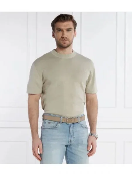 BOSS ORANGE Pulover Kruccio | cu adaos de in verde