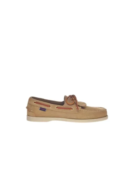 Półbuty Sebago skórzane casual brązowe
