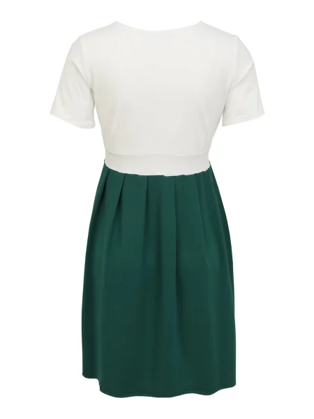 Bebefield Rochie Gemma / verde alb