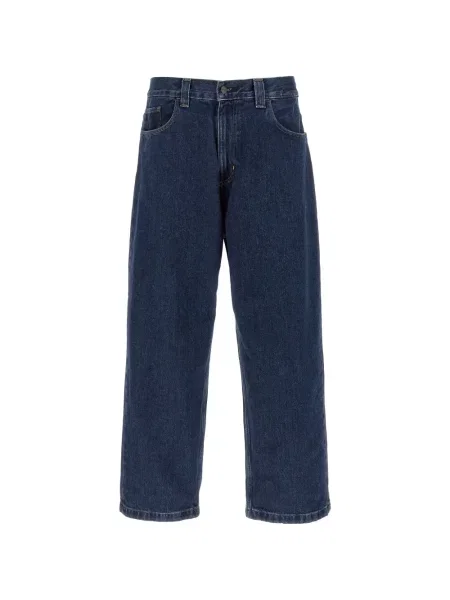 Blugi cu picior larg Carhartt Wip albastru