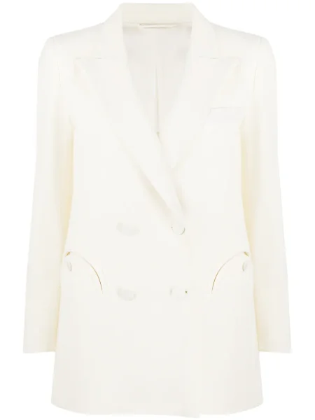 Копринен блейзър Blazé Milano бяло