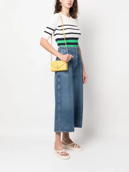 Sukienka jeansowa Polo Ralph Lauren z przetarciami o krotszym kroju z dekoltem halter różowa