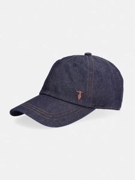 Trussardi șapcă de baseball din denim