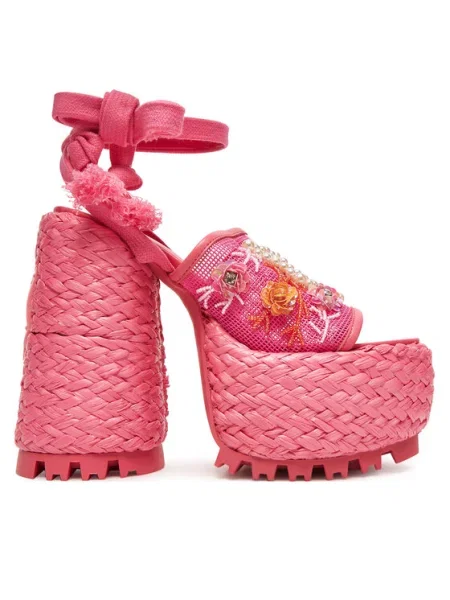 Sandali Naked Wolfe roza